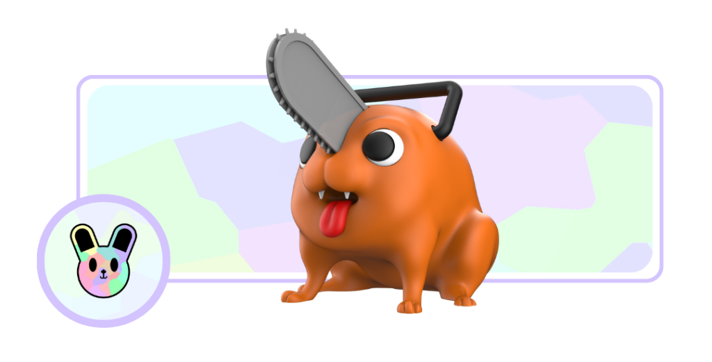 Modelo 3D de Pochita