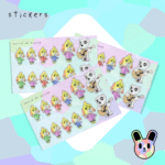 stickers de canelita y totakeke