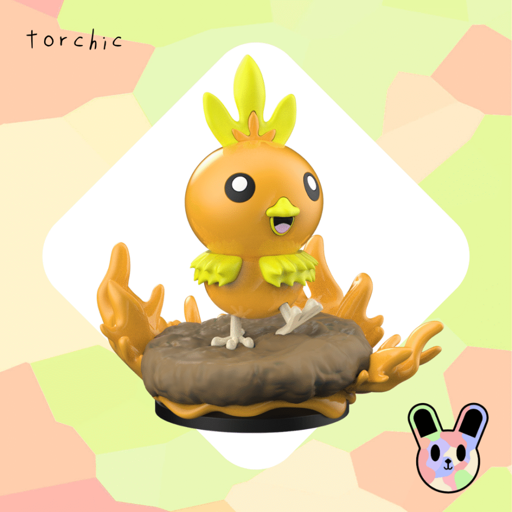 torchic con base